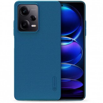 Mėlynas tvirtas dėklas "Nillkin Frosted Shield" telefonui Xiaomi Redmi Note 12 Pro / Poco X5 Pro 5G