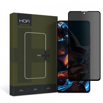 Privatumą suteikiantis apsauginis stikliukas "Hofi Anti Spy Glass Pro+ Privacy" telefonui Xiaomi Redmi Note 12 Pro / Poco X5 Pro 5G