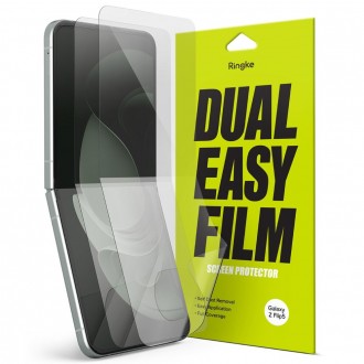 Apsauginė ekrano plėvelė (2 vnt.) "Ringke Dual Easy" telefonui Samsung Galaxy Z Flip 4 / 5