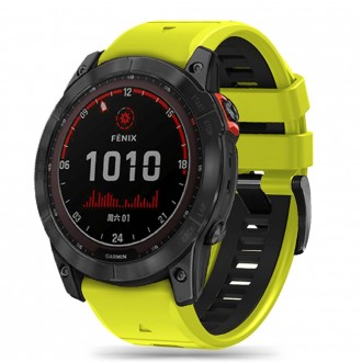 Laimo spalvos apyrankė "Tech-Protect Iconband Pro" laikrodžiui Garmin Fenix 3 / 5X / 3HR / 5X PLUS / 6X / 6X PRO / 7X (26mm)