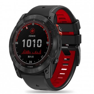 Juodos spalvos apyrankė "Tech-Protect Iconband Pro" laikrodžiui Garmin Fenix 5 / 6 / 6 PRO / 7 (22mm)