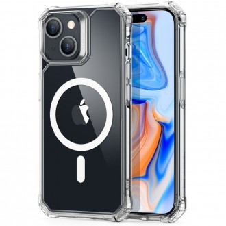 Skaidrus tvirtas dėklas "Esr Air Armor Halolock Magsafe" telefonui iPhone 15