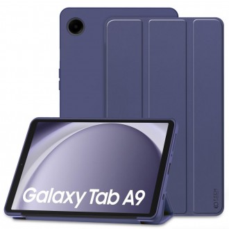Mėlynas atverčiamas dėklas ''Tech-Protect Smartcase'' planšetei Galaxy Tab A9 8.7 X110 / X115 