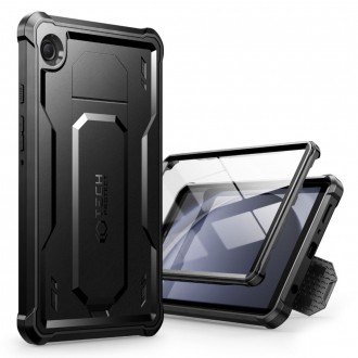 Juodas dviejų dalių dėklas "Tech-Protect Kevlar Pro" skirtas Samsung Galaxy Tab A9 8.7 X110 / X115