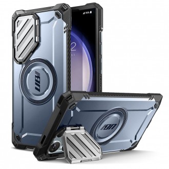 Mėlynas itin tvirtas dėklas/stovas "Supcase UB XT Mag Magsafe" telefonui Samsung Galaxy S24 Ultra