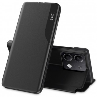 Juodas atverčiamas dėklas "Tech-Protect Smart View" telefonui Xiaomi Redmi Note 13 Pro 5G / Poco X6 5G 