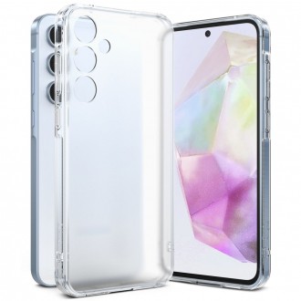 Pusiau skaidrus dėklas "Ringke Fusion Matte Clear" telefonui Samsung Galaxy A35 5G