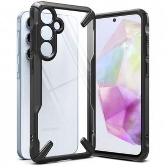 Skaidrus tvirtais kraštais dėklas "Ringke Fusion X" telefonui Samsung Galaxy A35 5G