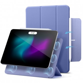 Levandų spalvos atverčiamas dėklas "Esr Rebound Magnetic" skirtas iPad Pro 12.9 4 / 5 / 6 / 2020-2022 / AIR 13 2024