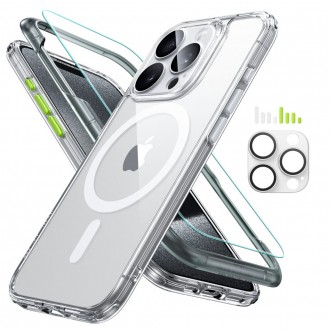 Rinkinys "ESR Classic Pro Set HaloLock Magsafe" telefonui iPhone 15 Pro Max