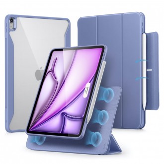 Levandų spalvos atverčiamas dėklas "ESR Rebound Hybrid" skirtas iPad Air 13 2024