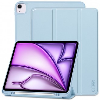 Mėlynas atverčiamas dėklas "Tech-Protect SC Pen" planšetei Apple iPad Air 13 2024 