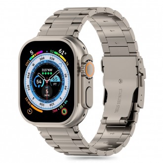 Titano spalvos apyrankė "Tech-Protect Stainless Pro" laikrodžiui  Apple Watch 4 / 5 / 6 / 7 / 8 / 9 / SE / Ultra 1 / 2 (42 / 44 / 45 / 49 MM)