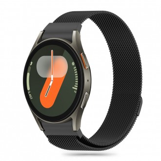 Juodos spalvos apyrankė "Tech-Protect Milaneseband" laikrodžiui Samsung Galaxy Watch 4 / 5 / 5 PRO / 6 / 7 / FE