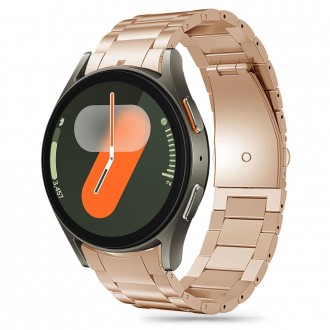 Aukso spalvos apyrankė "Tech-Protect Stainless" laikrodžiui Samsung Galaxy Watch 4 / 5 / 5 PRO / 6 / 7 / FE