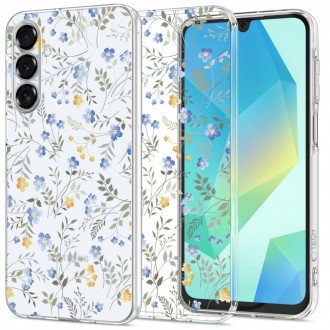 Skaidrus gėlėtas dėklas "Tech-Protect Flexair+ Floral" telefonui Samsung Galaxy A16 4G / 5G