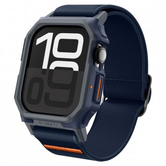 Mėlynas dėklas/apyrankė "Spigen Lite Fit ”Pro” laikrodžiui  Apple Watch 10 (46 MM)