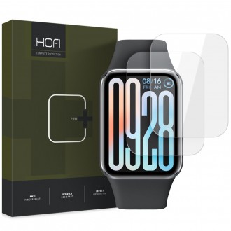 Plėvelė juodais krašteliais "Hofi Hydroflex Pro+ 2-Pack" laikrodžiui Xiaomi Smart Band 9 Pro