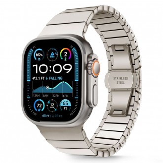 Titano spalvos apyrankė "Tech-Protect LinkBand" laikrodžiui Apple Watch 6 / 7 / 8 / 9 / 10 / SE / ULTRA 1 / 2 (44 / 45 / 46 / 49 MM)