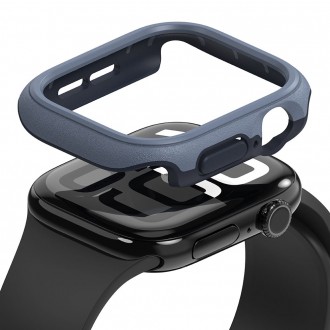 Mėlynas dėklas "Ringke Onyx" laikrodžiui Apple Watch 10 (46 MM)