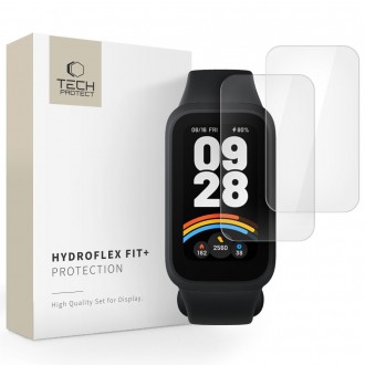 Apsauginė ekrano plėvelė ( 2vnt.) "Tech-Protect Hydroflex Fit+" laikrodžiui Xiaomi Smart Band 9