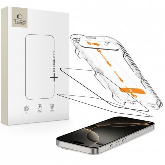 Grūdintas stiklas "Tech-Protect Quick Set + 2vnt" telefonui Apple iPhone 16 Pro Max