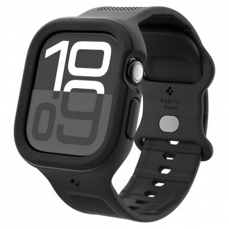 Juodas dėklas/apyrankė "Spigen Vault Pro” laikrodžiui  Apple Watch 10 (46 MM)