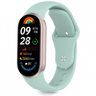 Mėtų spalvos apyrankė "Tech-Protect Iconband Pure" laikrodžiui Xiaomi Smart Band 8 / 9 / 10 / NFC