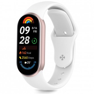 Balta apyrankė "Tech-Protect Iconband Pure" laikrodžiui Xiaomi Smart Band 8 / 9 / 10 / NFC