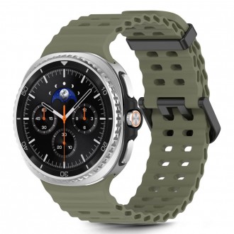 Žalios spalvos apyrankė "Tech-Protect Iconband Pro" laikrodžiui Samsung Galaxy Watch 8 / Classic (40 / 44 / 46 MM)