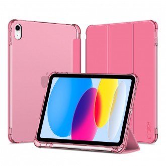 Rožinis atverčiamas dėklas "Tech-Protect SC Pen Hybrid" planšetei iPad 10.9” 10 / 2022 / 11” 11 / 2025