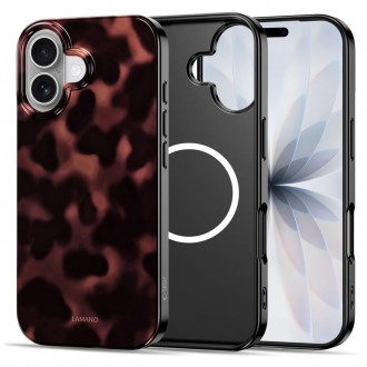 Gyvūnų rašto dėklas "Tech-Protect Lamano Magsafe Panther" telefonui Apple iPhone 17  