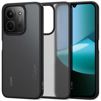 Juodas skaidrus/matinis dėklas "Tech-Protect Magmat" skirtas Xiaomi Redmi 15C / Poco C85 173MM 