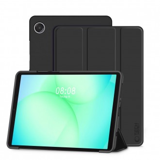 Juodas atverčiamas dėklas ''Tech-Protect Smartcase'' planšetei Samsung Galaxy Tab A9 / A11 8.7 X110 / X115 / X133 / X135 