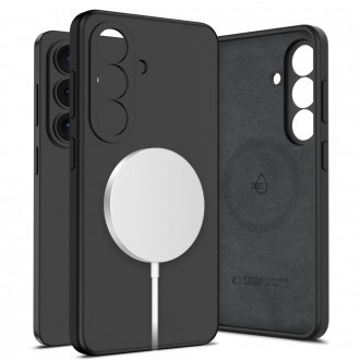 Juodas dėklas "Tech-Protect Silicone Magsafe" telefonui Samsung Galaxy S26+