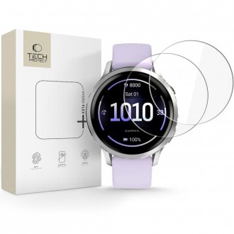 Apsauginė ekrano plėvelė ( 2vnt.) "Tech-Protect Hydro Flex+" laikrodžiui Garmin Venu 4 (41 MM)