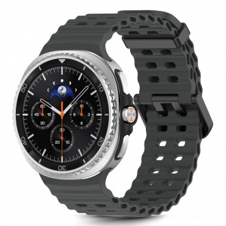 Juodos spalvos apyrankė Tech-Protect Iconband Pro laikrodžiui Samsung Galaxy Watch 8 / 9 / CLASSIC (40 / 44 / 46 MM)