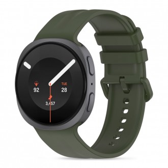 Žalia apyrankė Tech-Protect Silicone Evo laikrodžiui Samsung Galaxy Watch 8 / 9 / CLASSIC (40 / 44 / 46 MM)