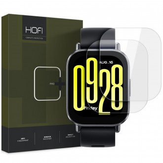 Skaidrus apsauginis grūdintas stiklas "Hofi Glass Pro+" (2vnt.) laikrodžiui Xiaomi Redmi Watch 5 ACTIVE
