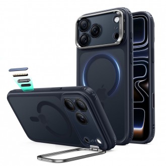 Dėklas su kameros apsauga "ESR Classic Hybrid Kickstand Magsafe" telefonui Apple iPhone 17 PRO / 18 PRO FROSTED BLUE
