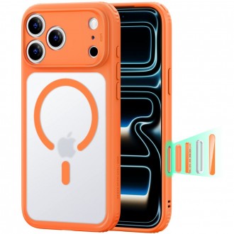 Matinis dėklas "ESR Classic Hybrid Magsafe" telefonui Apple iPhone 17 PRO MAX / 18 PRO MAX FROSTED ORANGE