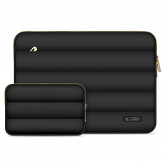 Nešiojamo kompiuterio dėklas Tech-Protect Puffy Laptop 13-14 BLACK