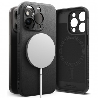 Juodas dėklas "Ringke Onyx Magnetic Magsafe" telefonui iPhone 15 Pro