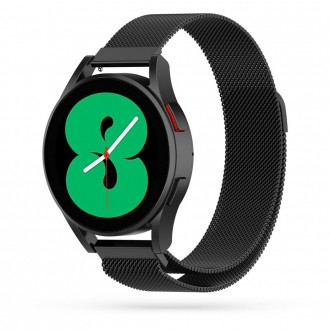 Juoda apyrankė Tech-Protect "Milaneseband" laikrodžiui SAMSUNG GALAXY WATCH 4 40 / 42 / 44 / 46 MM