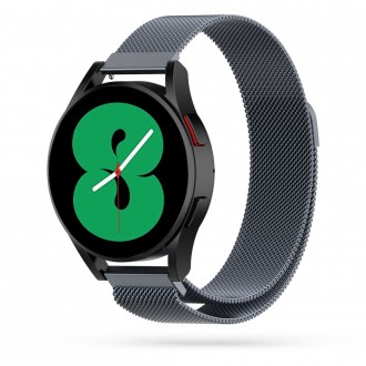 Pilka apyrankė laikrodžiui Galaxy Watch 4 / 5 / 5 PRO 6 (40 / 42 / 44 / 45 / 46 MM) "Tech-Protect Milaneseband"