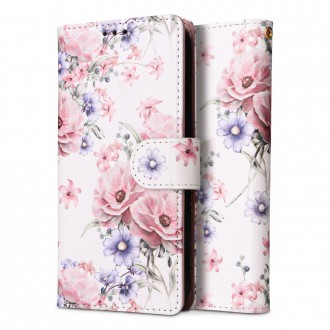 Gėlėtas atverčiamas dėklas "Tech-Protect Wallet Blossom Flower" telefonui Galaxy M23 5G
