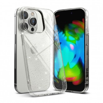 Skaidrus dėklas su blizgučiais "Ringke Air Glitter Clear" telefonui iPhone 14 Pro