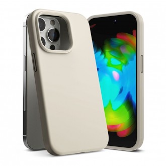 Akmens spalvos dėklas "Ringke Silicone" telefonui iPhone 14 Pro Max 