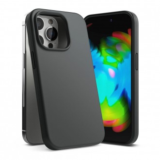 Juodas dėklas "Ringke Silicone" telefonui iPhone 14 Pro 