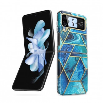 Dėklas su marmuro atvaizdu "Supcase Cosmo Marble" telefonui Samsung Galaxy Z FLIP 4